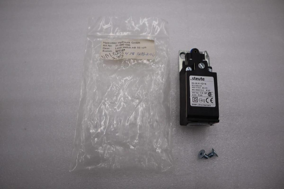 NEW OPEN BOX STEUTE ES 95 RL 1O/1S POSITION SWITCH_STEUTE STOCK H1424A