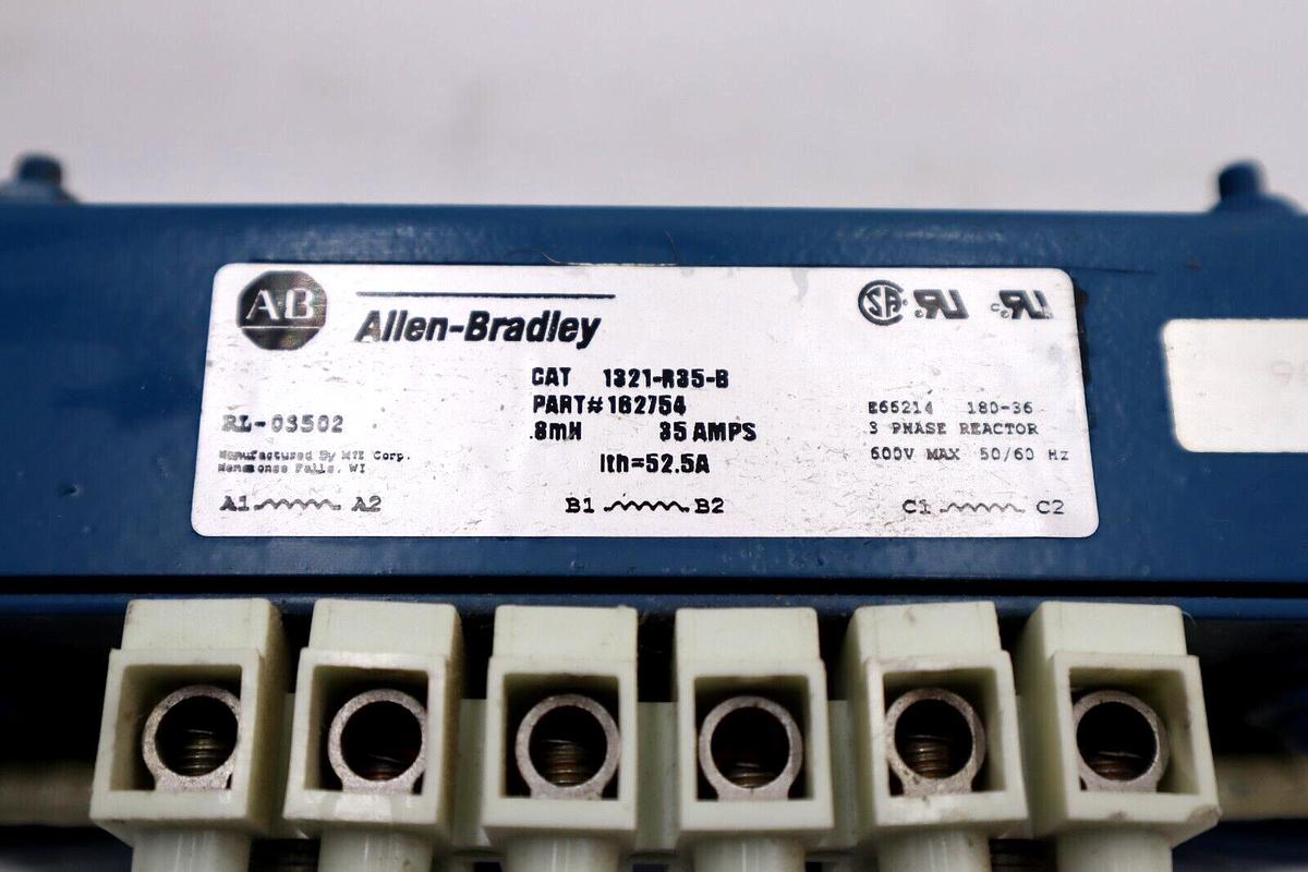 Used ALLEN BRADLEY 1321R35B PN RL03502 3 PHASE 600V #L-501