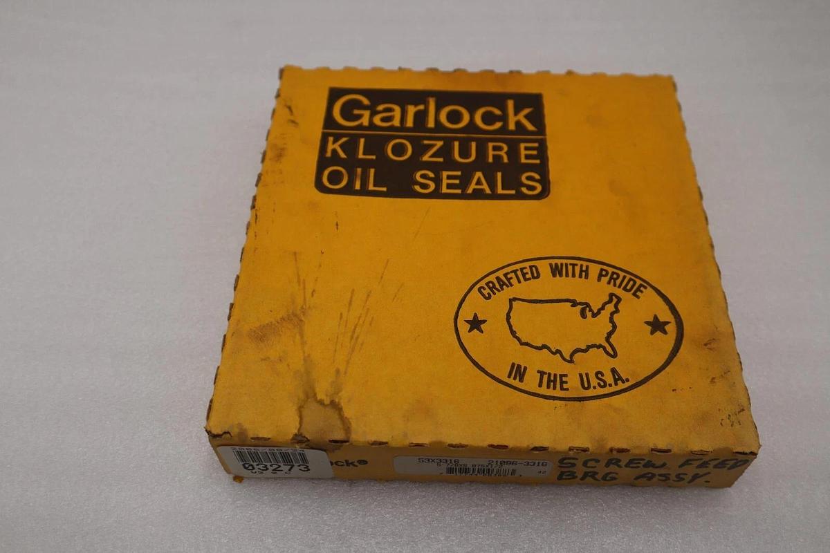 Used NEW IN BOX KLOZURE 21086-3316 SEALS HI-PERFORMANCE STOCK 3789A