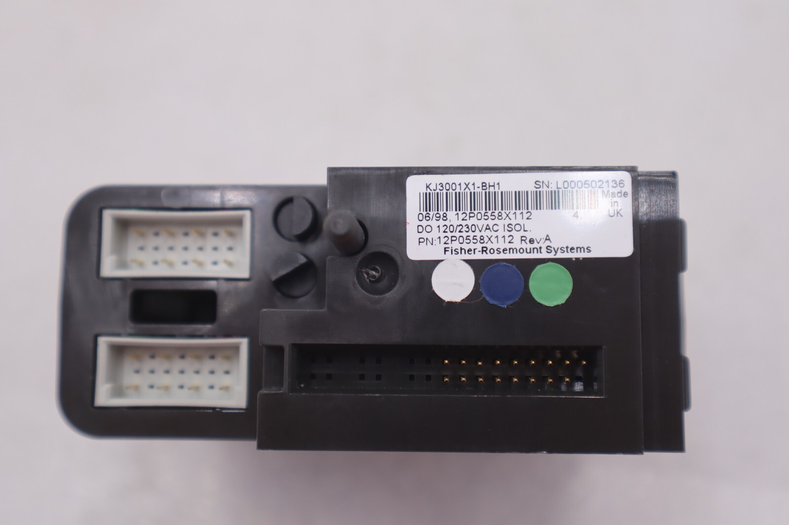 Used NEW OPEN BOX DELTAV KJ3001X1-BH1 120/230VAC NSNP STOCK 3276