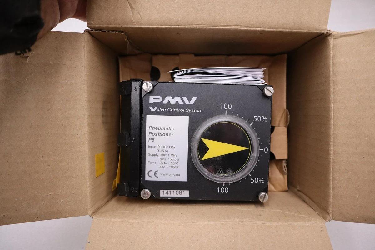 Used PMV 1123876 PP5XX-HPNU-07K01-PV9DA-3Z Pneumatic Positioner Double Acting #GF-423