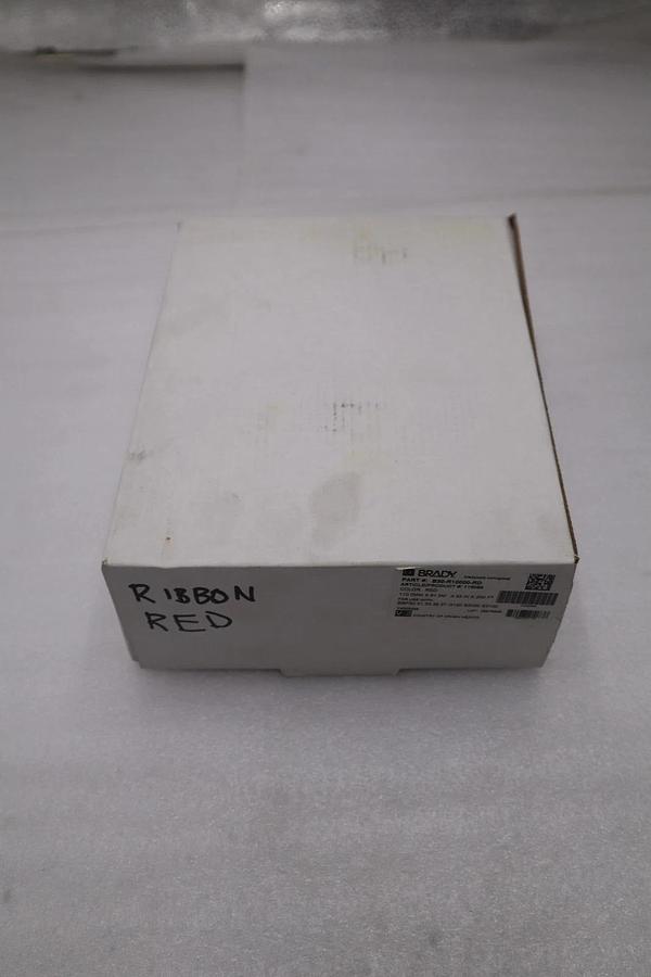 Used NEW Brady B30-R10000-RD Series Printer Ribbon - Red STK GF1224 754473211745