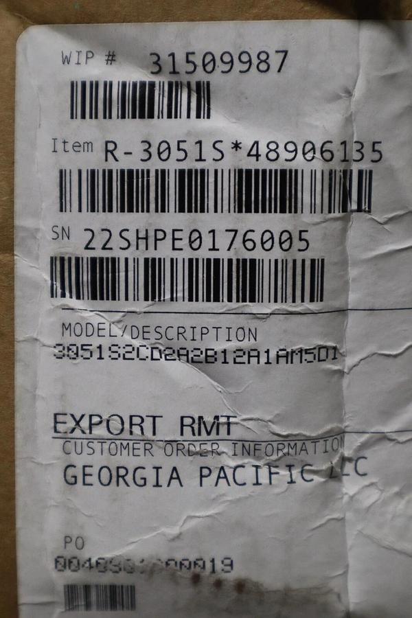 Rosemount Pressure Transmitter 1199MNC15AEFW71DA60 / 1199M NEW IN BOX STOCK GS14