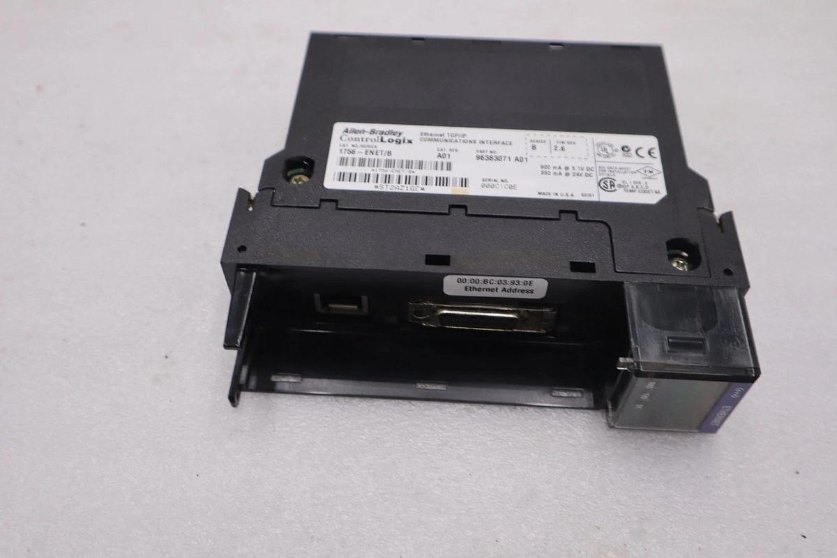 Used Allen Bradley 1756-ENET Controllogix Ethernet Module AB STK 5364