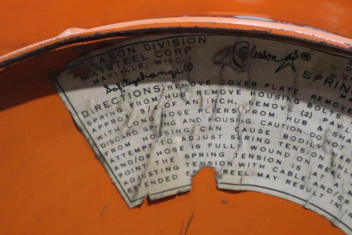 Used GLEASON REEL HEAVY DUTY ELECTRIC CABLE REELS STOCK W-69