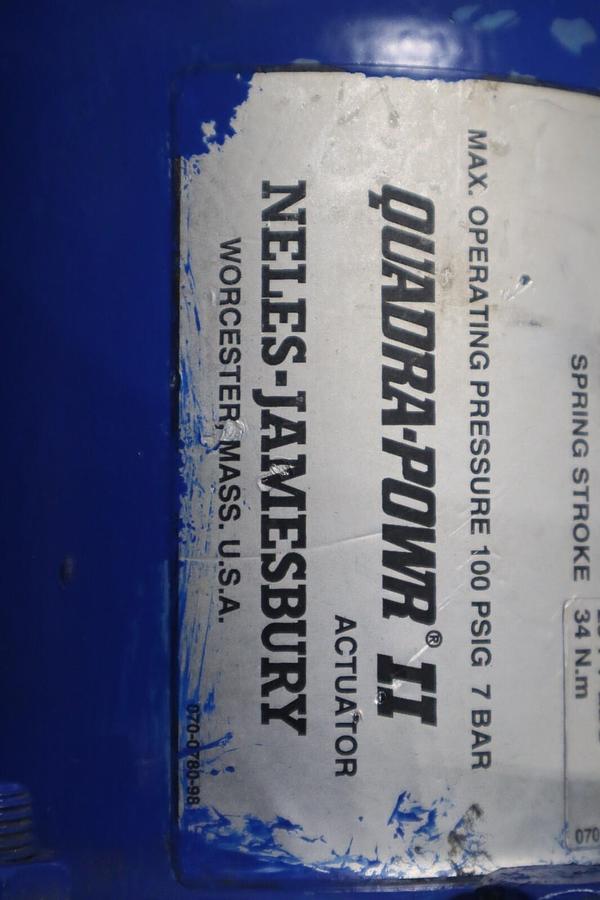 Used 1" Jamesbury Stainless Ball Valve QUADRA-POWR II STOCK S-621