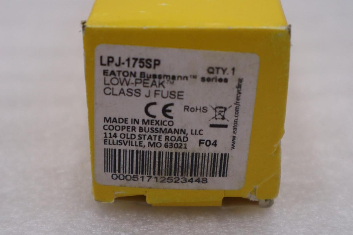 Bussmann - LPJ-175SP - Eaton Fuse Class J - NEW IN BOX - STOCK GF528A