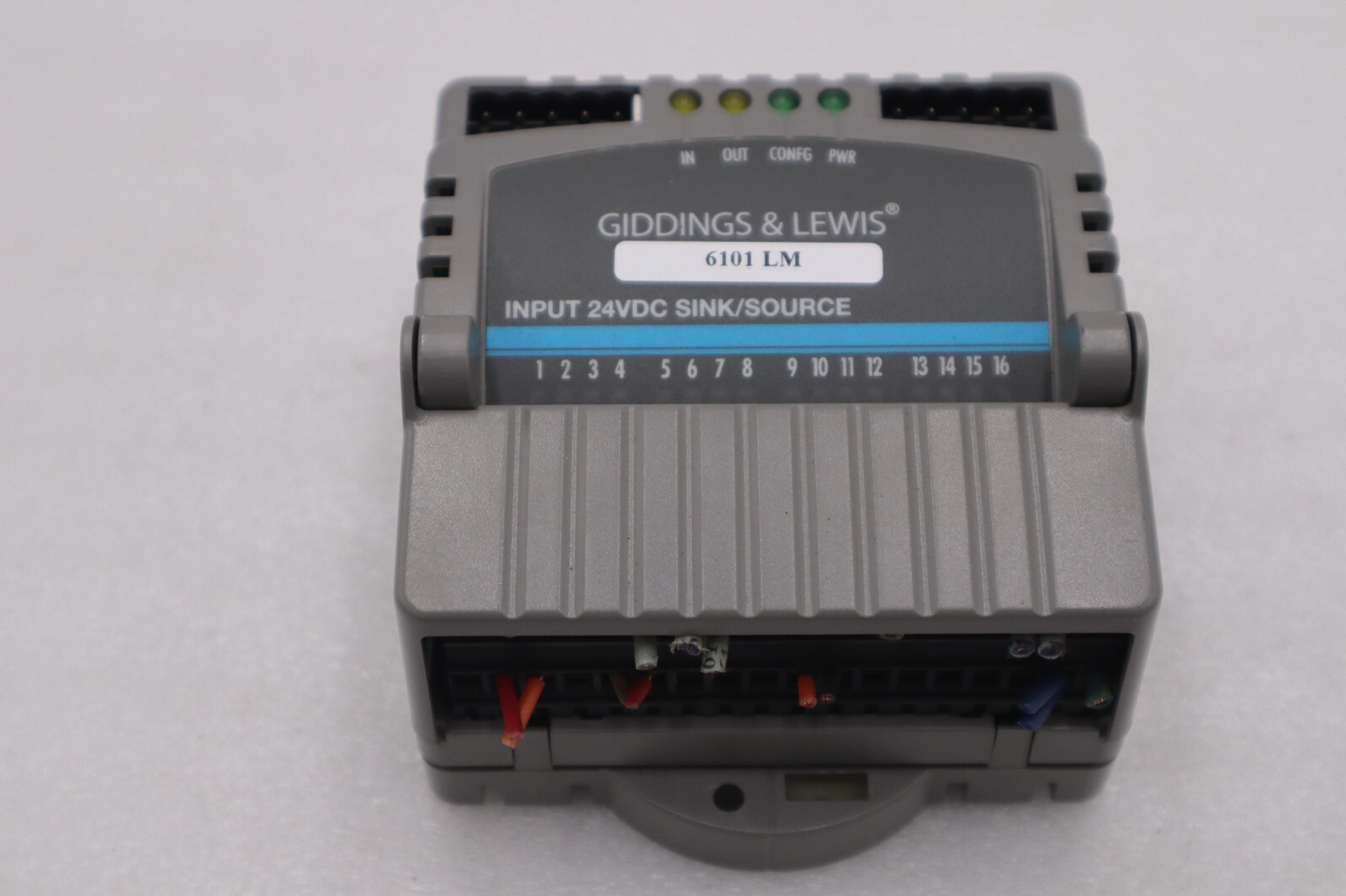 Used GIDDINGS & LEWIS M.1300.7372 R1 Input Module 24VDC SINK/SOURCE STOCK 639-D