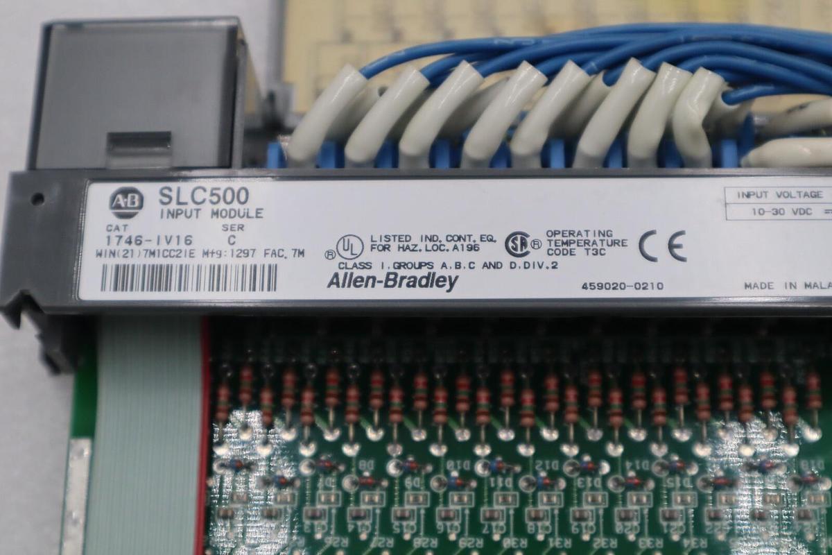 Used Allen Bradley 1746-IV16 SLC 500 SER C Input Module AB STOCK K-87-D