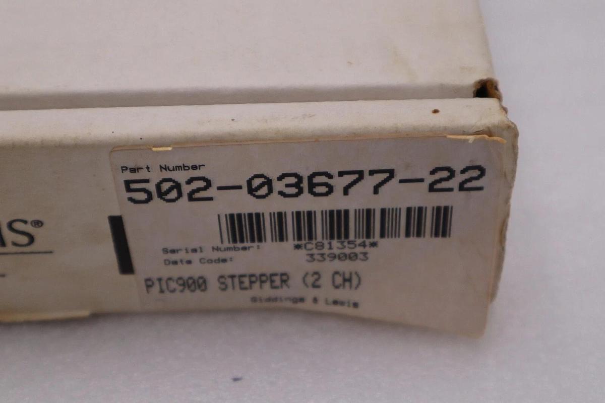 Used NEW Giddings & Lewis 502-03677-22R3 PiC900 Stepper Module STOCK 3801A