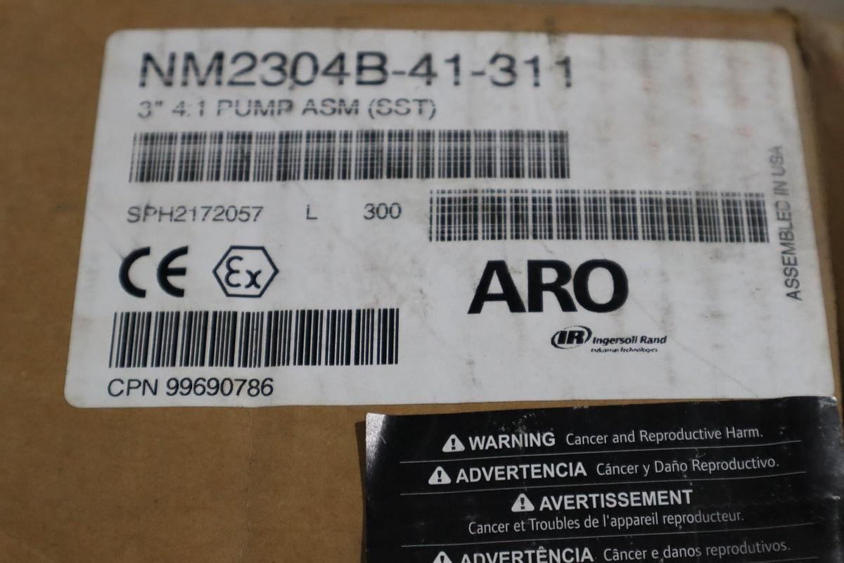 ARO NM2304B-41-311 Air Operated Drum Pump,4 gpm,1/4" FNPT 4RN36 NEW STOCK HS34