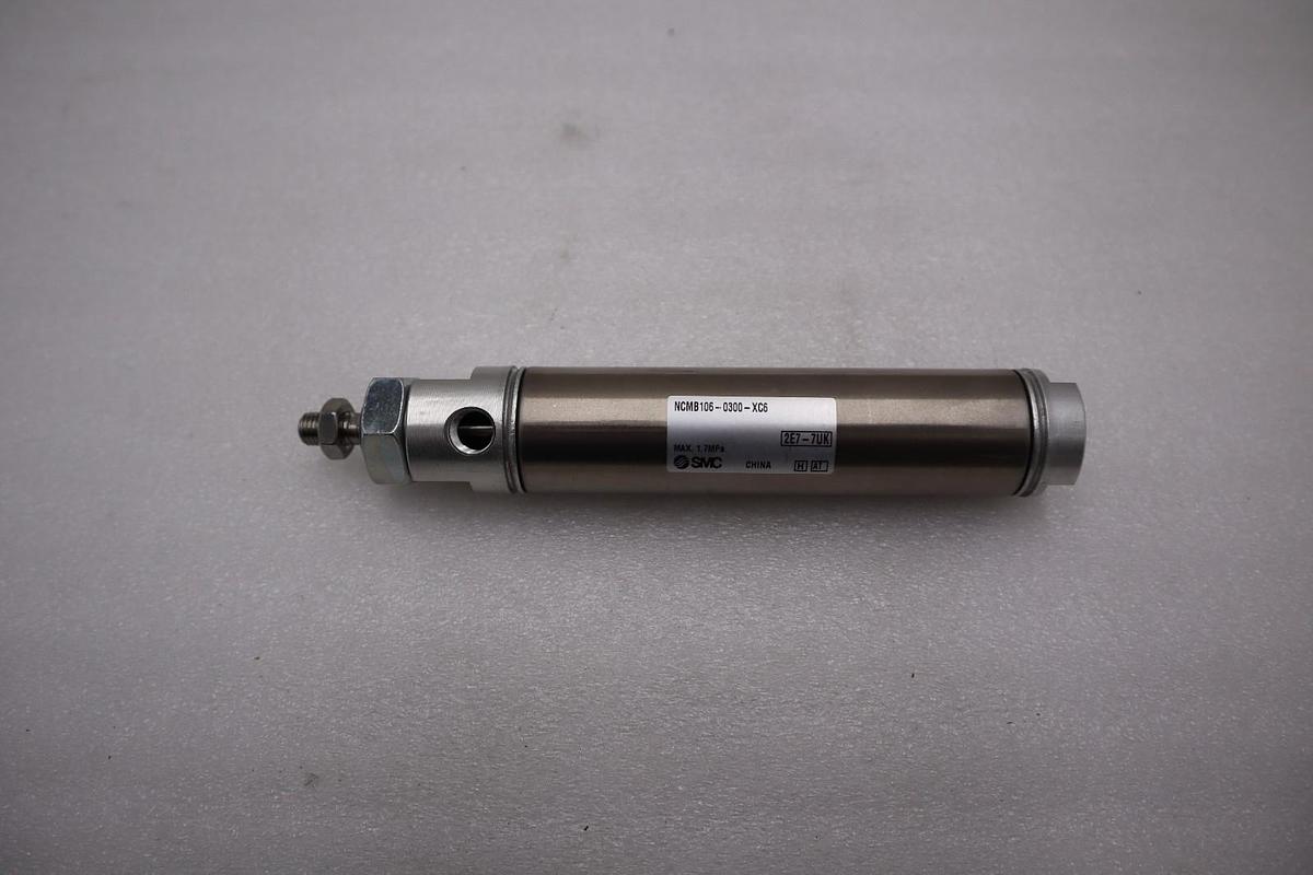 NEW SMC NCMB106-0300-XC6 AIR CYLINDER SERIES NCM STANDARD DOUBLE ACTING #H1466
