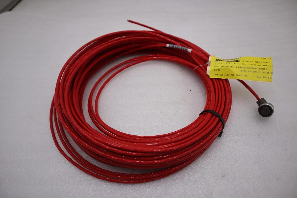 Used NEW CTC CB102-A2V-100-Z  NSNB High Temperature Cable STOCK G472