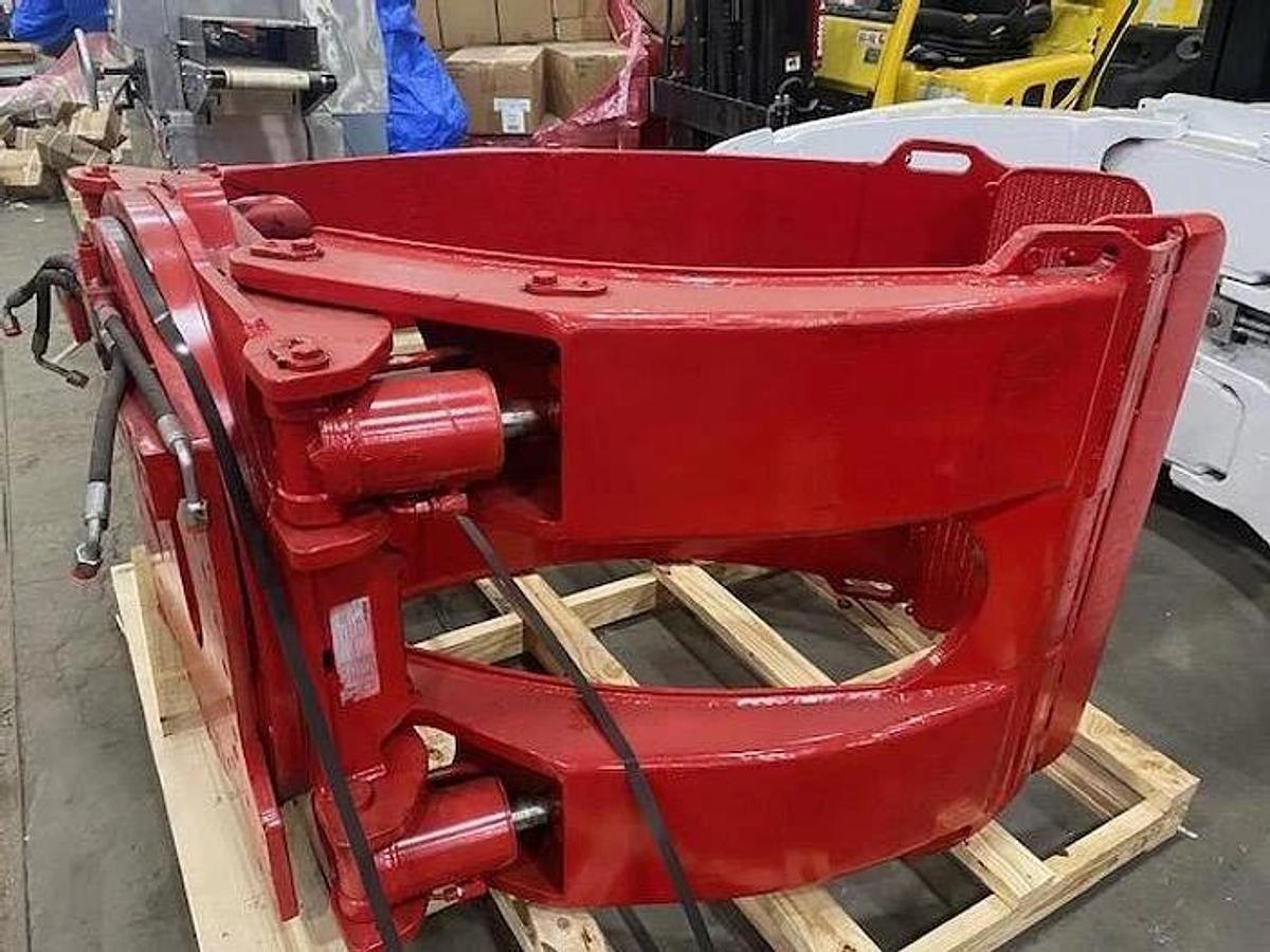 Used 84" BOLZONI AURAMO MODEL ARC-100-2084PE PAPER ROLL CLAMP MANUFACTURED 2018