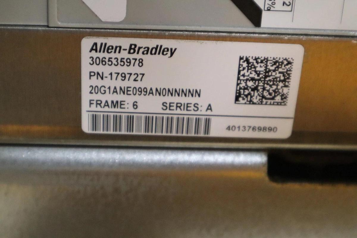 Used ALLEN BRADLEY 20G1ANE099JA0NNNNN / 20G1ANE099JA0NNNNN - STOCK SGF-49
