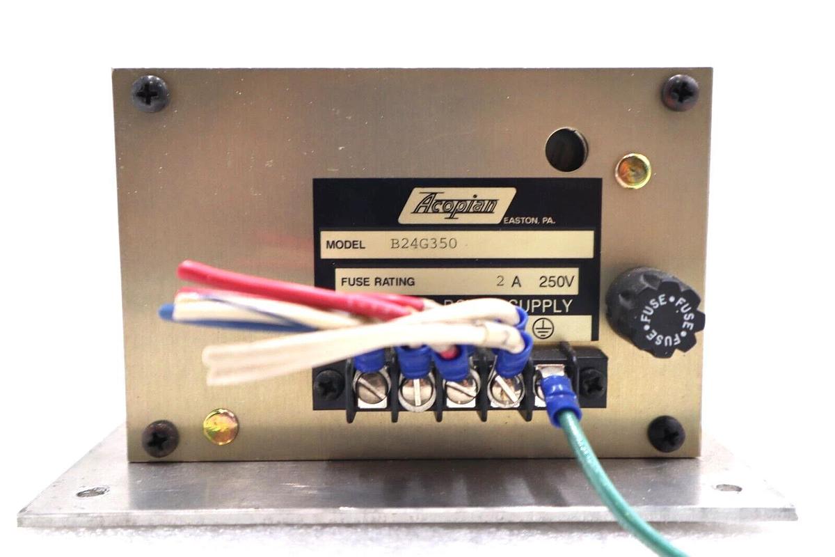 Used ACOPIAN B24G350 REGULATED POWER SUPPLY 2AMP 250VOLT STOCK STOCK 631