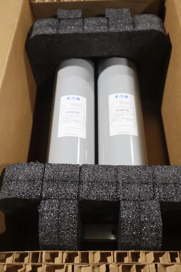 EATON CUTLER HAMMER (2) 15CXN-75C / 2 BARREL HIGH VOLTAGE FUSE NEW #G162