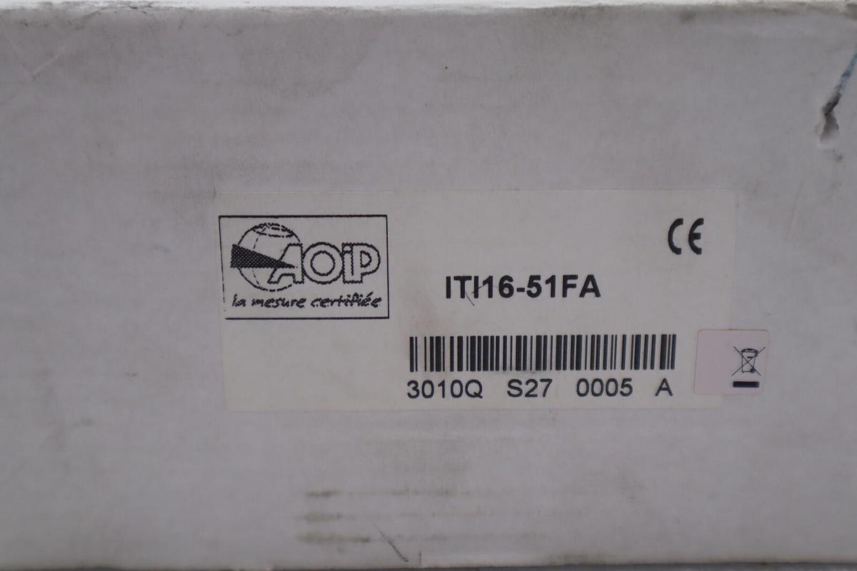 NEW AOIP ITI16 / ITI16-51FA CONTROLLER WITH PROGRAM STOCK 826A