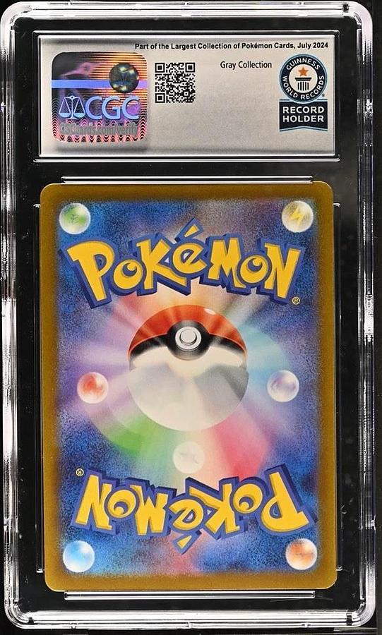 Used 2023 POKEMON JAPANESE SV2A MASTER BALL REVERSE HOLO FLAREON CGC WORLD RECORD 1/1