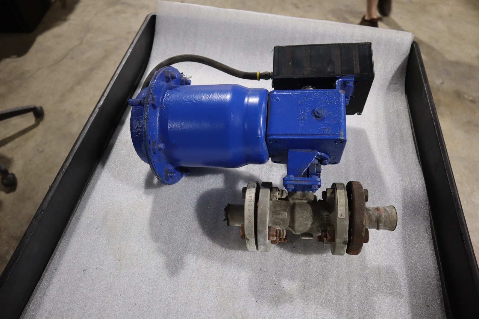 Used 1" Jamesbury Stainless Ball Valve QUADRA-POWR II STOCK S-625