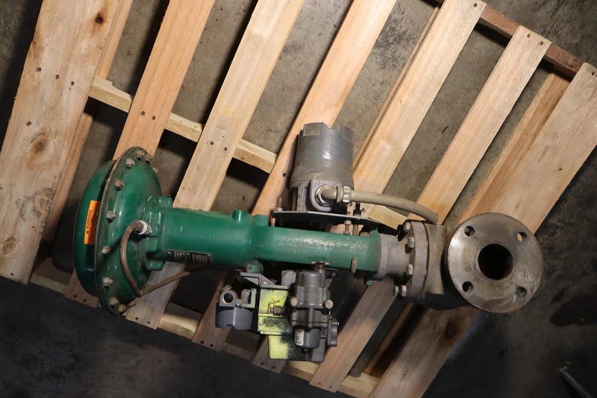 Used Fisher Control Valve Size 40 With Type 667 Pneumatic Actuator