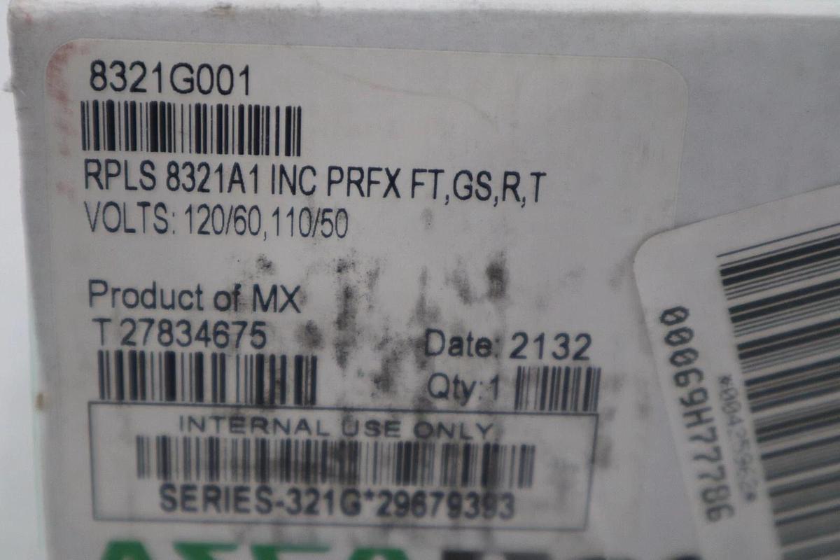 Used NEW ASCO 8321G001/ 8321G001AC120/60 3-Way NC Brass Solenoid Valve STOCK G560