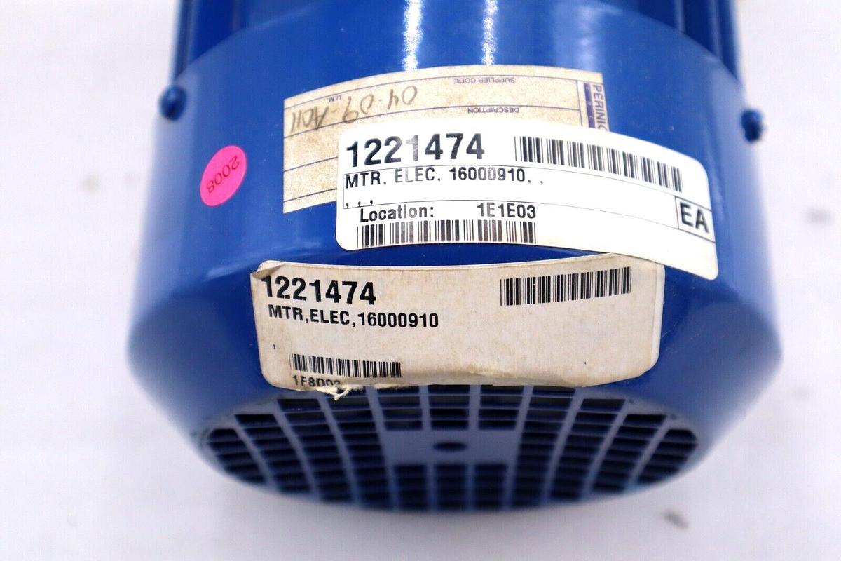 Used ELEKRIM MOTOR 3 SLH804A 460V 1680 RPM 1221474 MFD 2008 STOCK #1701