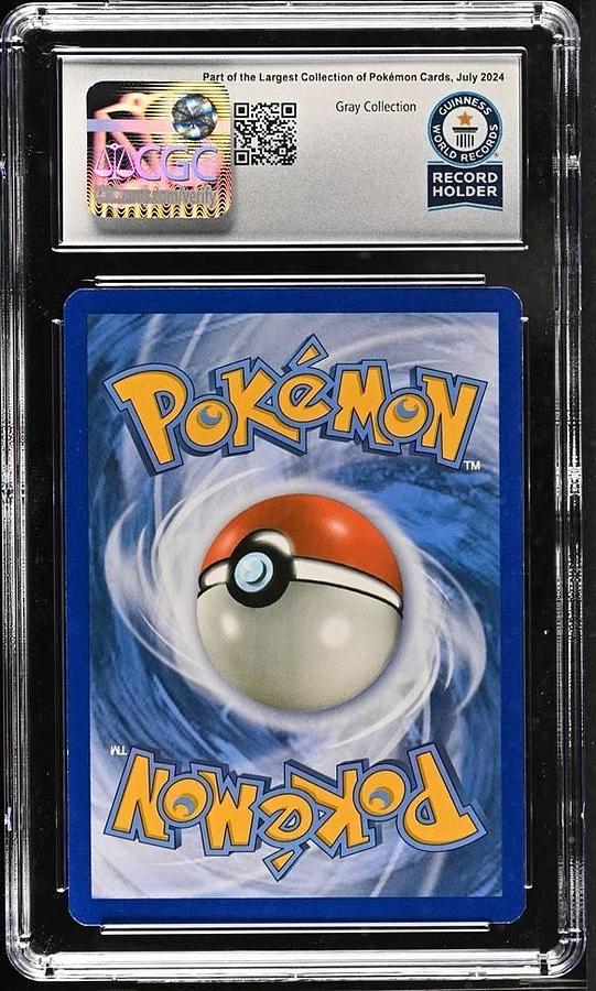 Used 2017 Pokémon Sun & Moon Base Set Eevee #101 CGC WORLD RECORD GUINNESS SLAB 1/1