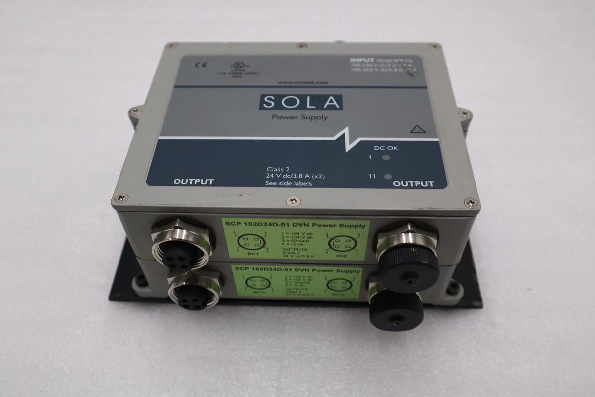 Used SOLA SCP 102D24D-01 DVN REMOTE POWER SUPPLY STOCK H1715