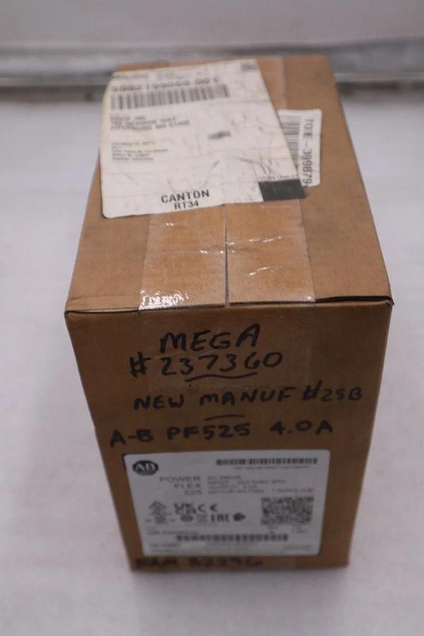 Used NEW OPEN BOX AB ALLEN BRADLEY 25B-D4P0N104 PowerFlex 525 AC Drive STOCK GF243 884951885882