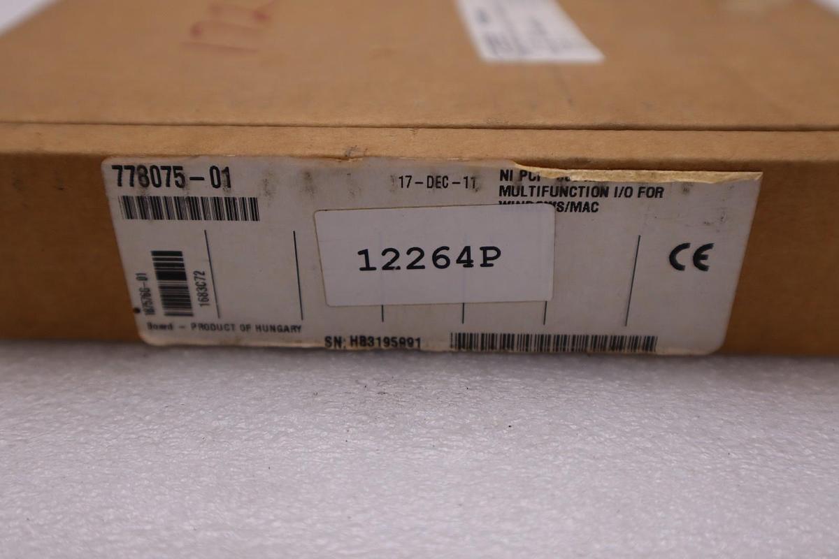 NEW SEALED National Instruments PCI-6034E Multifunction I/O Board STOCK H577A