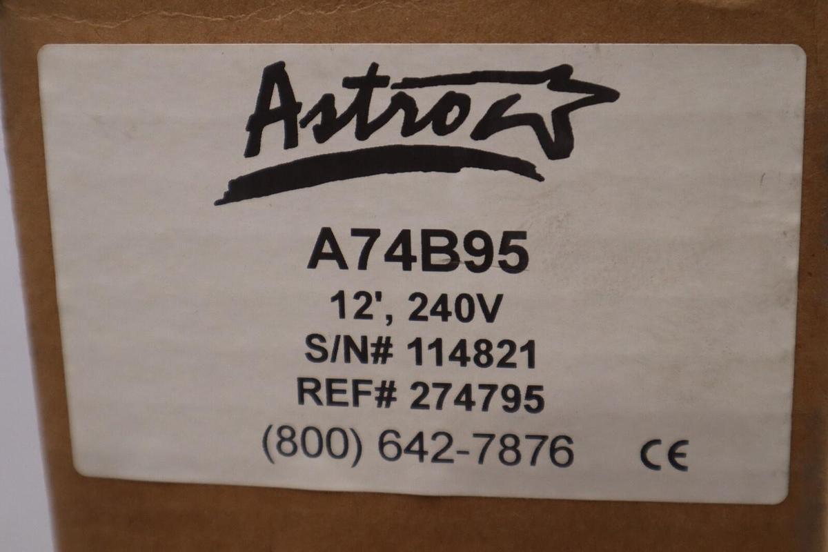 Astro Packaging A74B95 Hot Melt Glue 12’ Hose NEW IN BOX STOCK H295