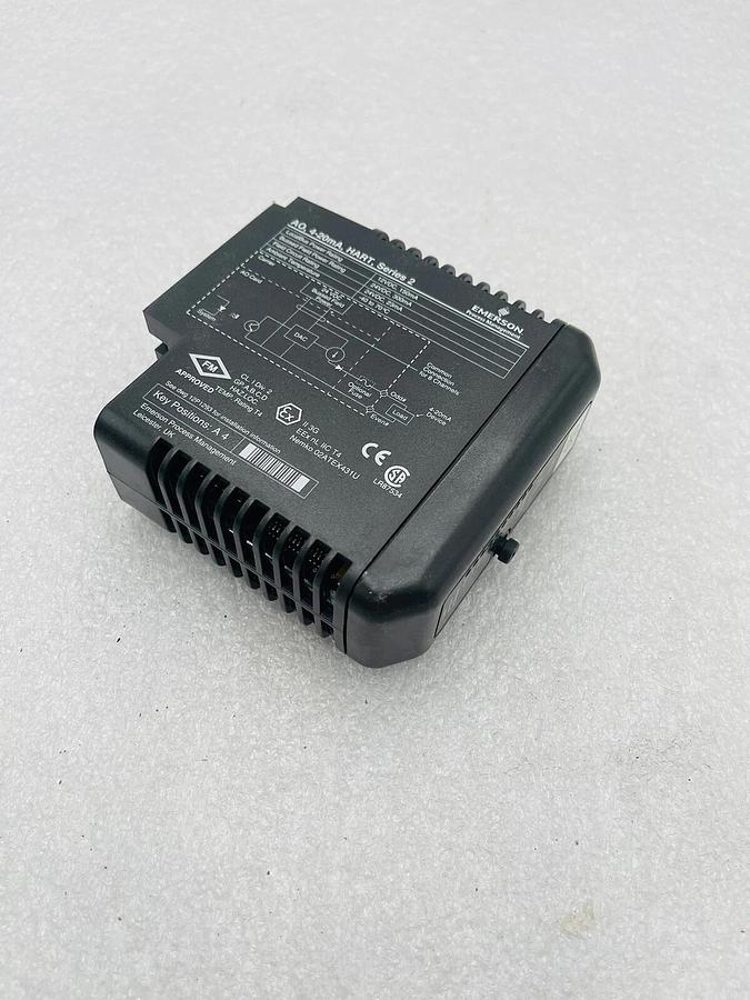 Used EMERSON DELTAV KJ3221X1-BA1 AO CARD 8 CH 4-20 MA HART SER 2 #K-2523