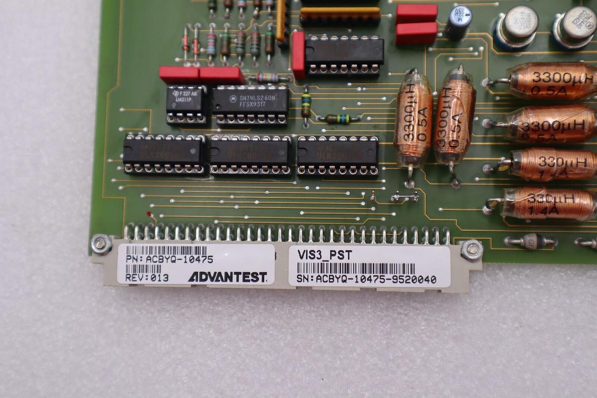 Used USED ADVANTEST VIS3_PST ACBYQ-10475 REV 013 STOCK #2868