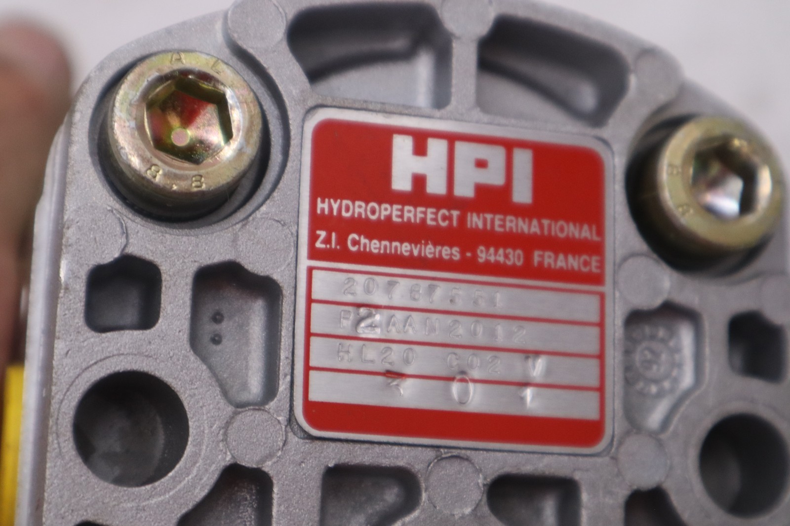 HPI Hydraulic Pump P2AAN2012 HL20 C02 - STOCK 1534A