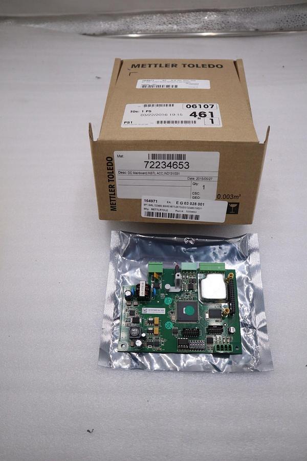 METTLER TOLEDO 72234653 / IND131/331 DC MAINBOARD - NEW - STOCK H1724