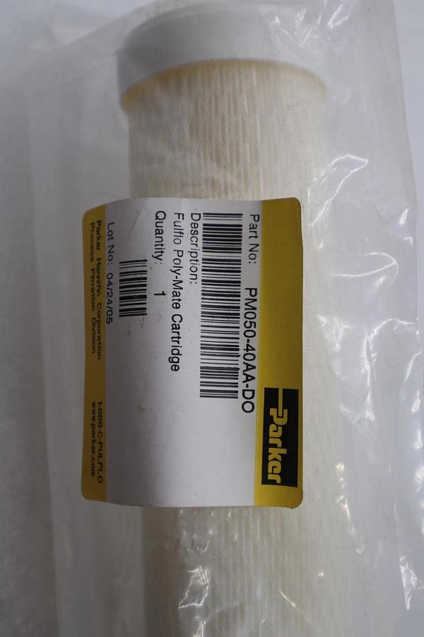 Used PARKER PM050-40AA-DO FULFO POLY-MATE CARTRIDGE (ENTIRE BOX) STOCK 2938