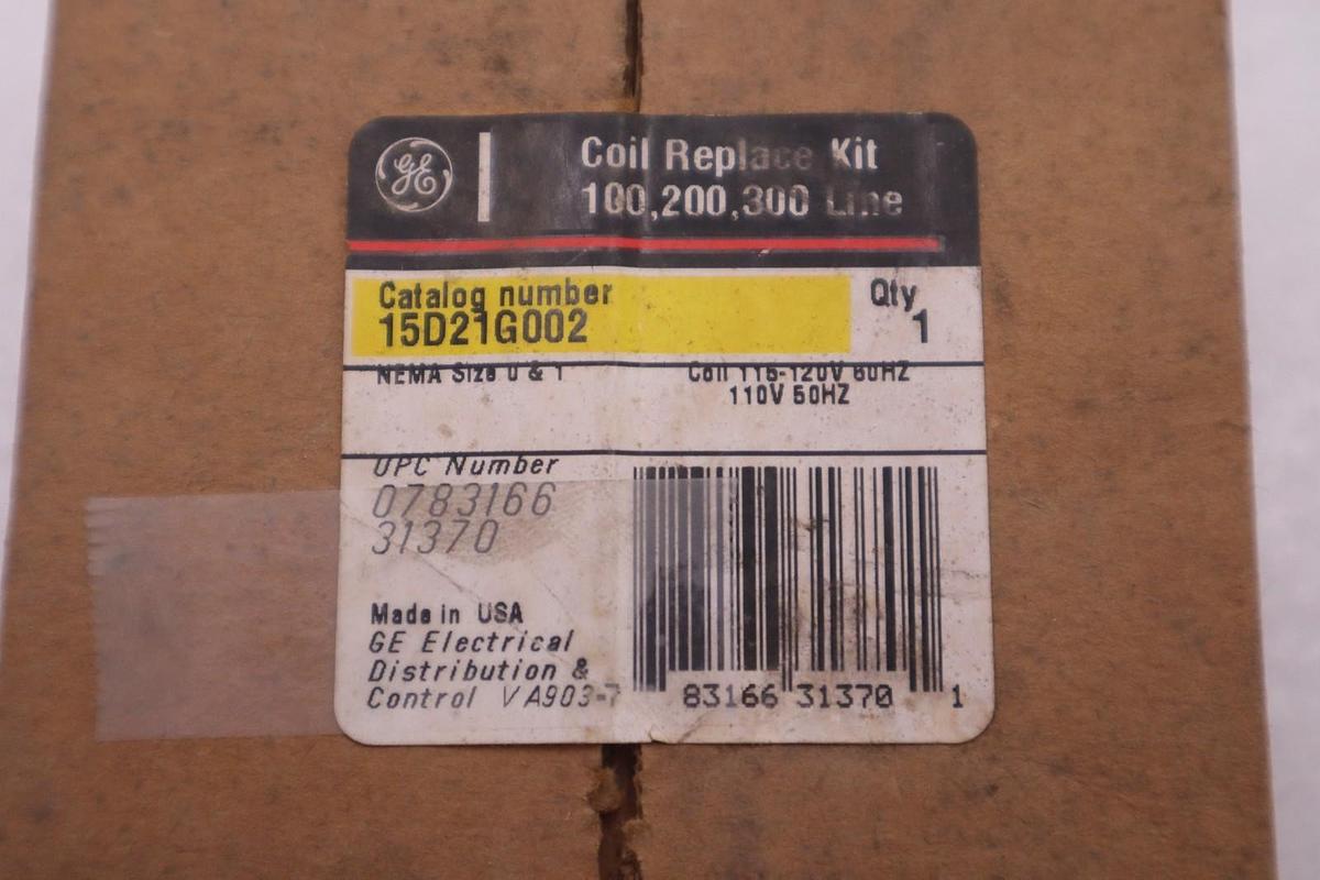GE Coil 15D21G002, 115/120 volt, 60hz STOCK K332A