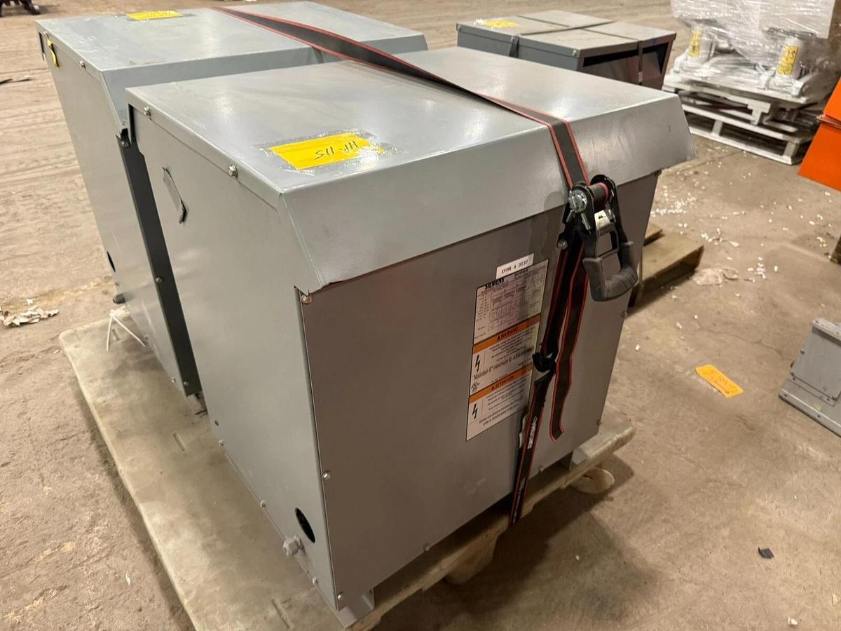 Used Siemens Low Voltage Dry-Type 3-Phase Transformer 3F3Y075D16 75 KVA STOCK HP-115