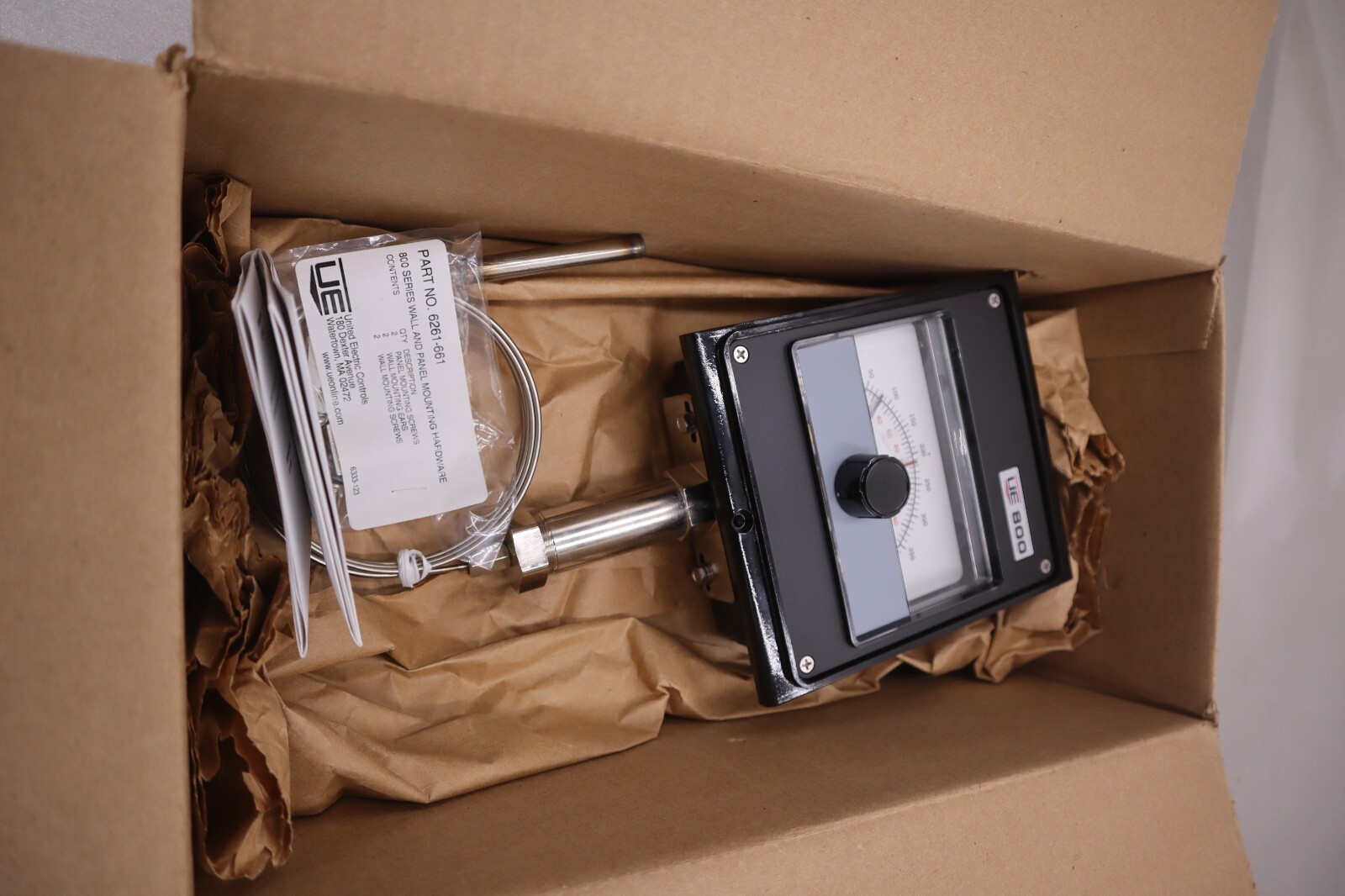Used United Electric 800-7BS Temperature Control -17.8 To 204.4 C NEW STOCK G144A