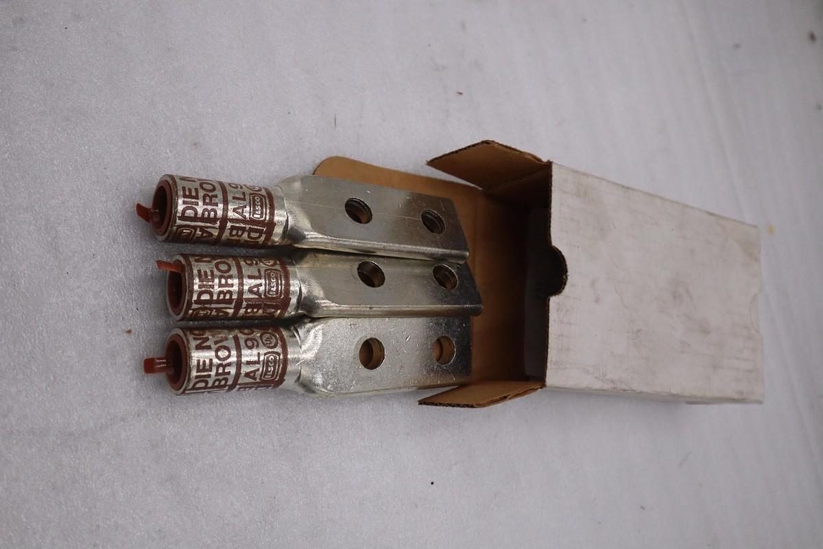 BOX OF 3 - Ilsco 2ACL-350 Compression Lug Brown 350 MCM - STOCK 5815A