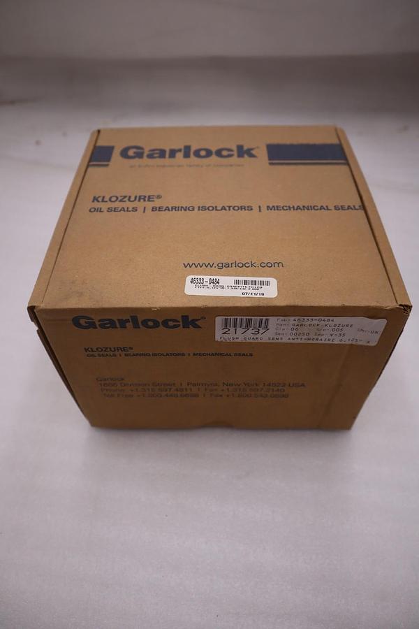 GARLOCK 46333-0484 FLUSH-GARD SEAL - NEW IN BOX - STOCK GF968