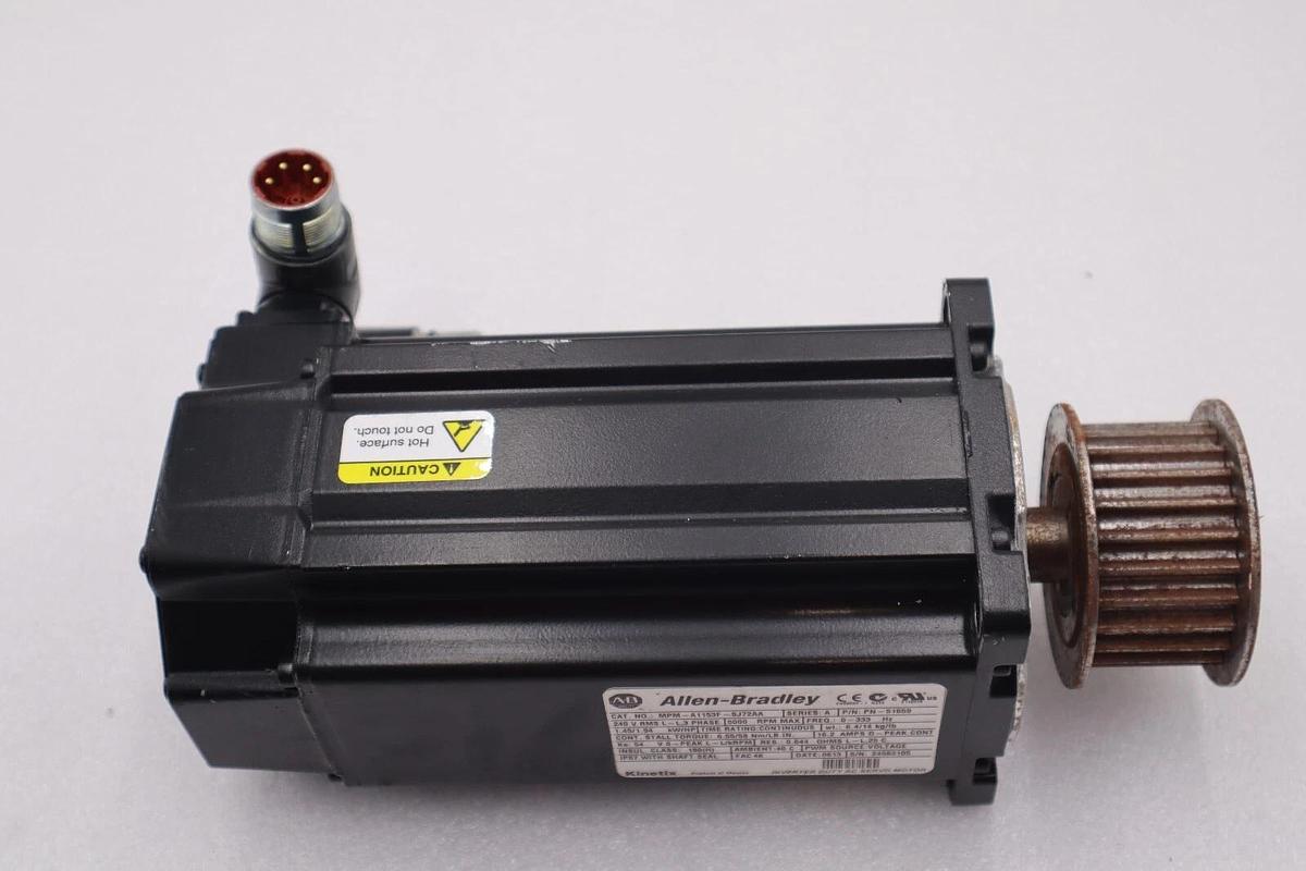 Used ALLEN-BRADLEY MPM-A1153F-SJ72AA SERIES A INVERTER DUTY SERVO MOTOR STOCK #2786