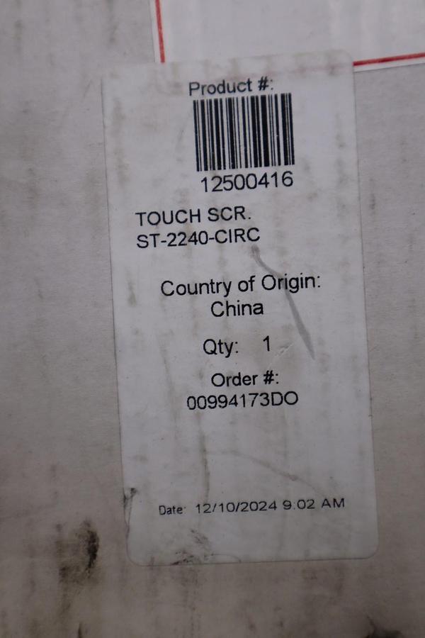 SKF 12500416 TOUCH SCR. ST-2240-CIRC - NEW IN BOX - STOCK 3105CC