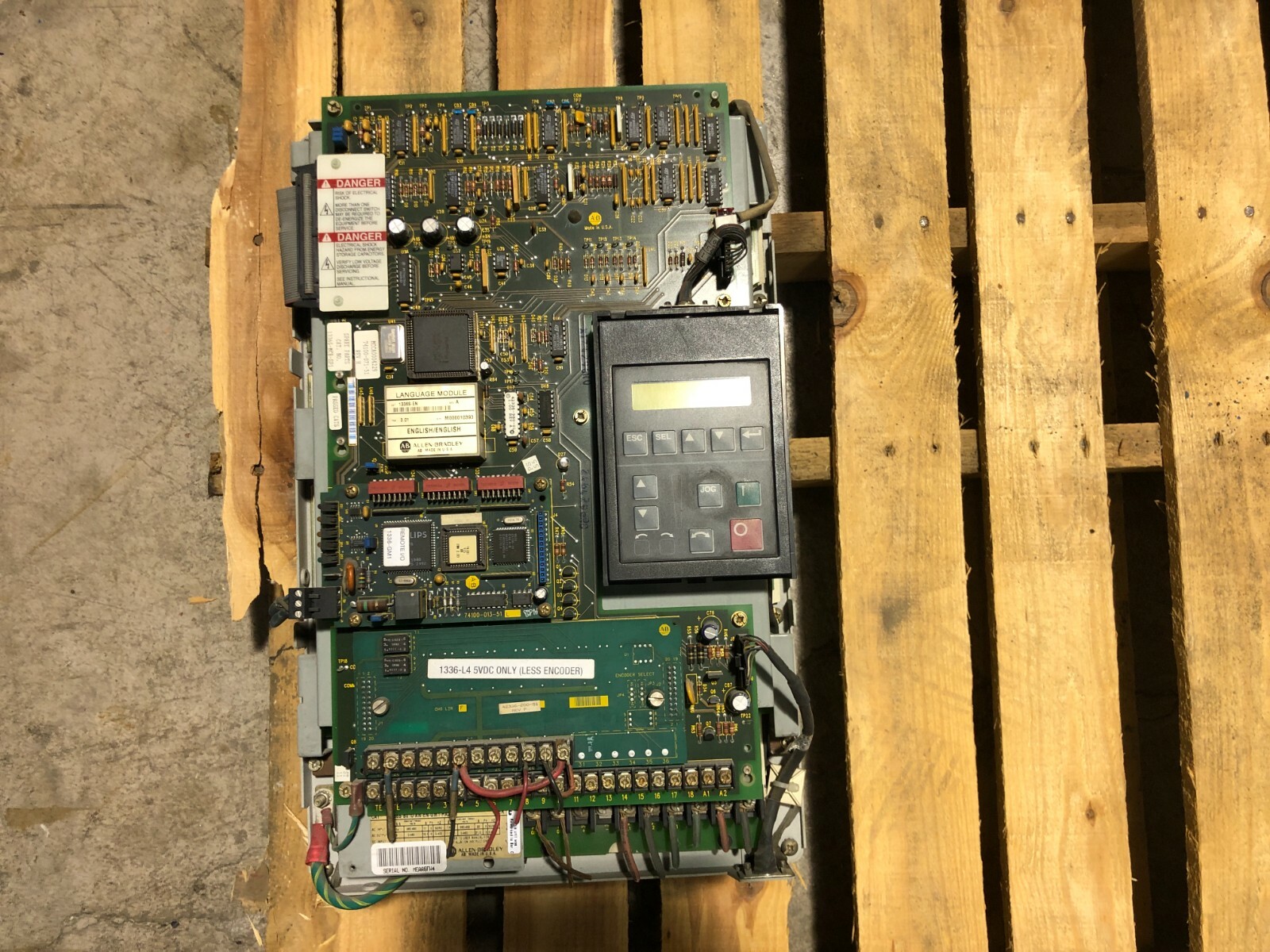 Used ALLEN BRADLEY 1336S-B010-AA-EN-GM1-HA2-L6 DRIVE SER C STOCK SK007