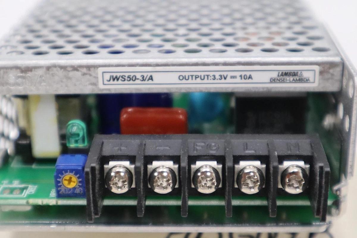 Used TDK LAMBDA JWS50-3/A AC-DC CONV ENCLOSED 1 O/P 33W 10A 3.3V POWER SUPPLY #H1310