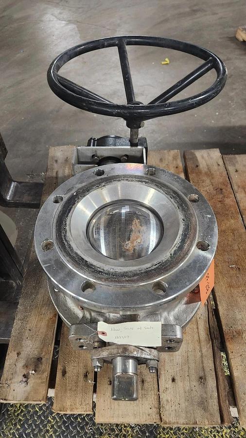 Used Dynatorque 7D-33-2600 Manual VBALL Valve 6in 316SS STOCK PF-208