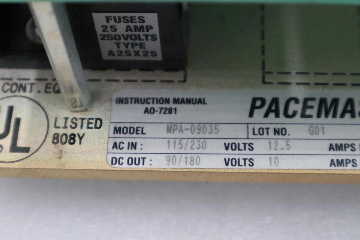 NEW OPEN BOX CMC MPA-09035 PACEMASTER-1 DC DRIVE STOCK H1401