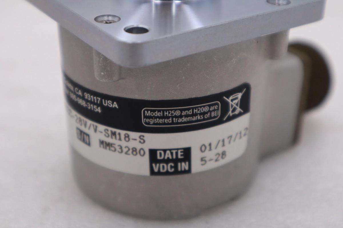 Used BEI SENSORS H25D-SS-100-ABZC-28V/V-SM18-S / H25DSS100ABZC28VVSM18S NEW #H1292