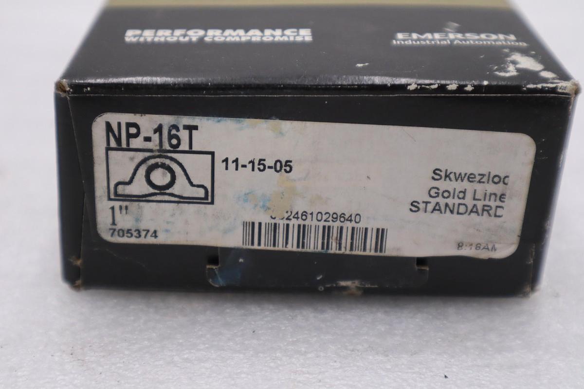 Used NEW OPEN BOX Sealmaster NP-16T Pillow Block Ball Bearing STOCK H929A